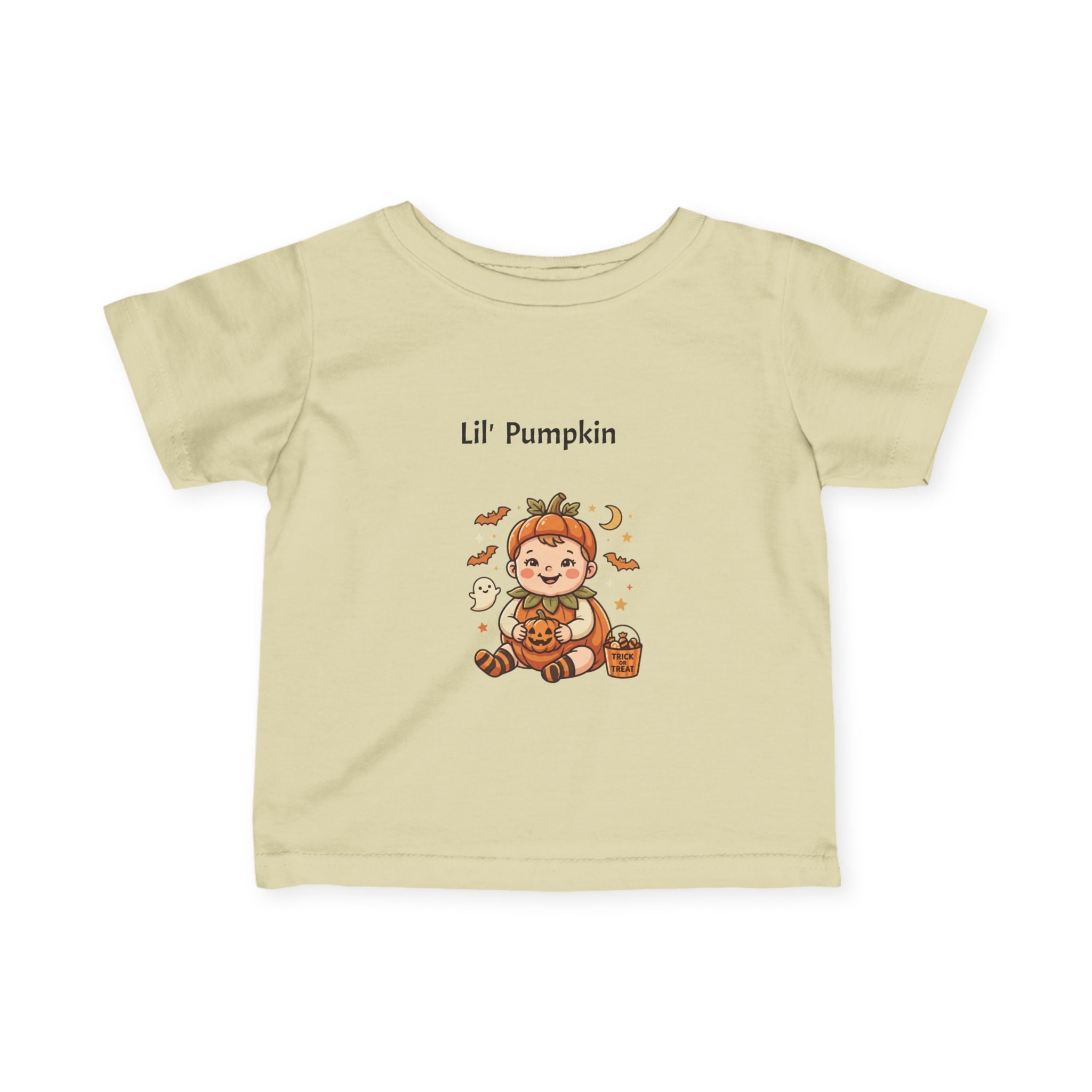 Infant Tee — "Little Pumpkin" Fall Baby Shirt