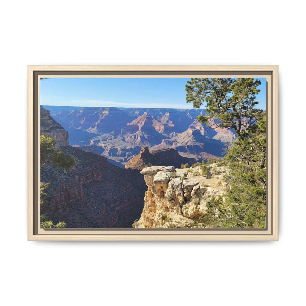 Grand Canyon Panorama Matte Canvas Print (Framed)