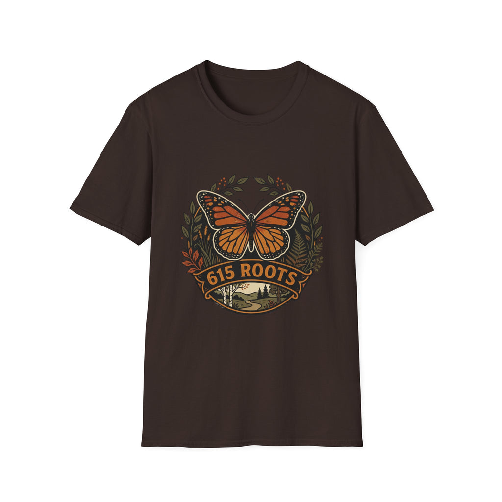 Monarch Butterfly '615 Roots' Graphic T-Shirt