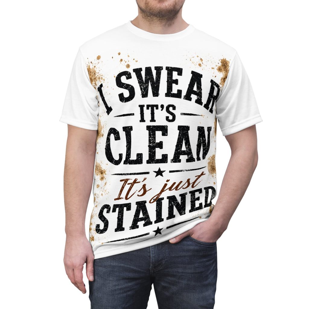 I Swear It's Clean Stained Tee