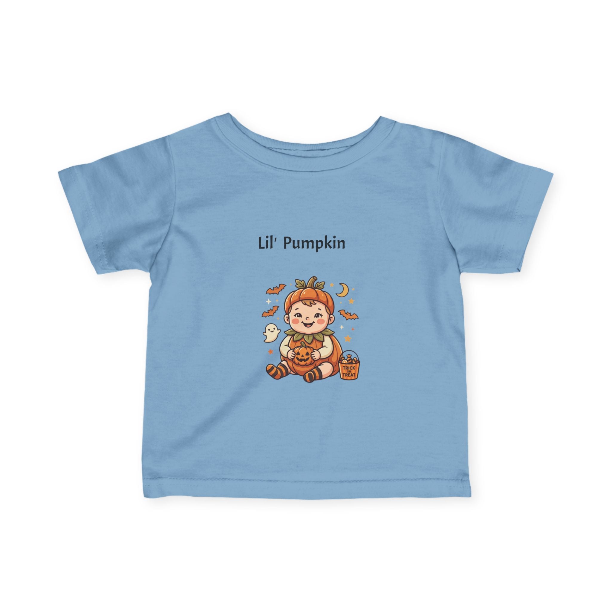 Infant Tee — "Little Pumpkin" Fall Baby Shirt