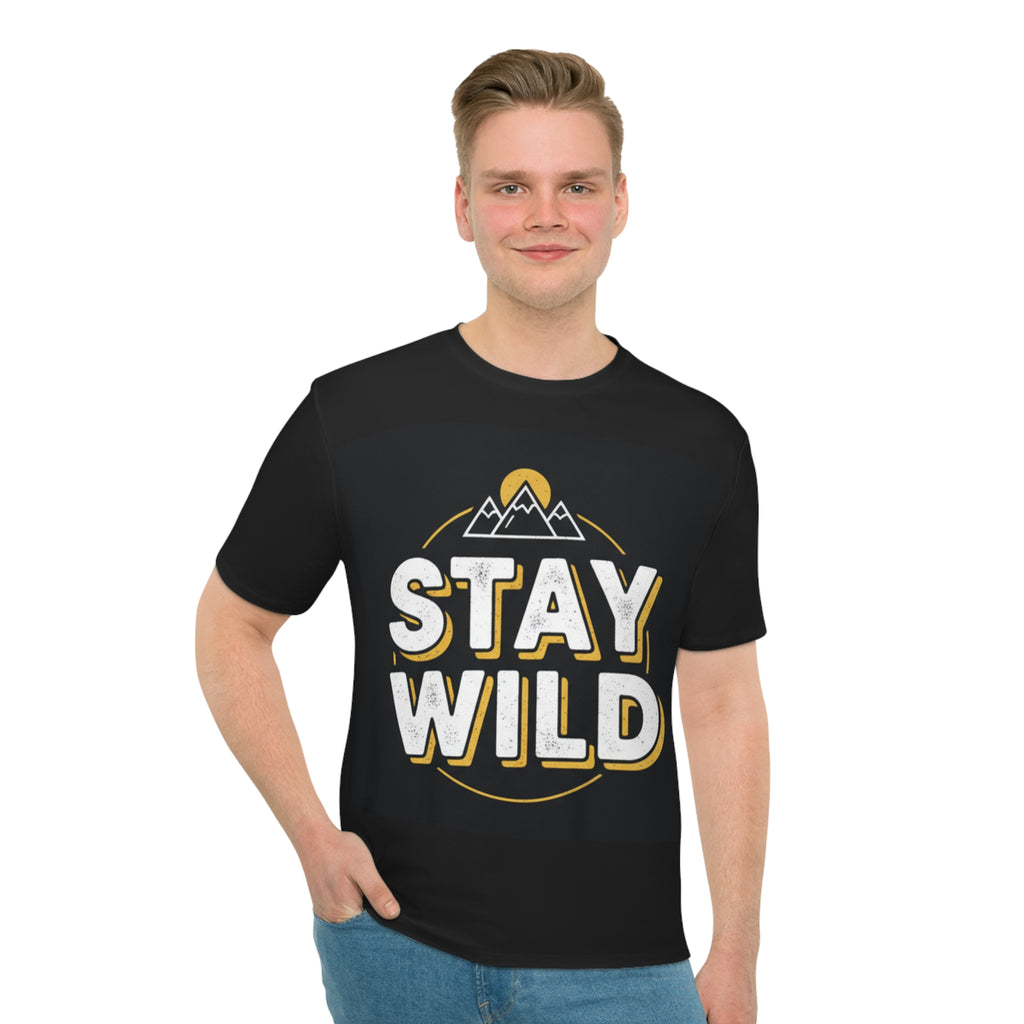 Stay Wild Graphic T-Shirt — Adventure Mountain Tee
