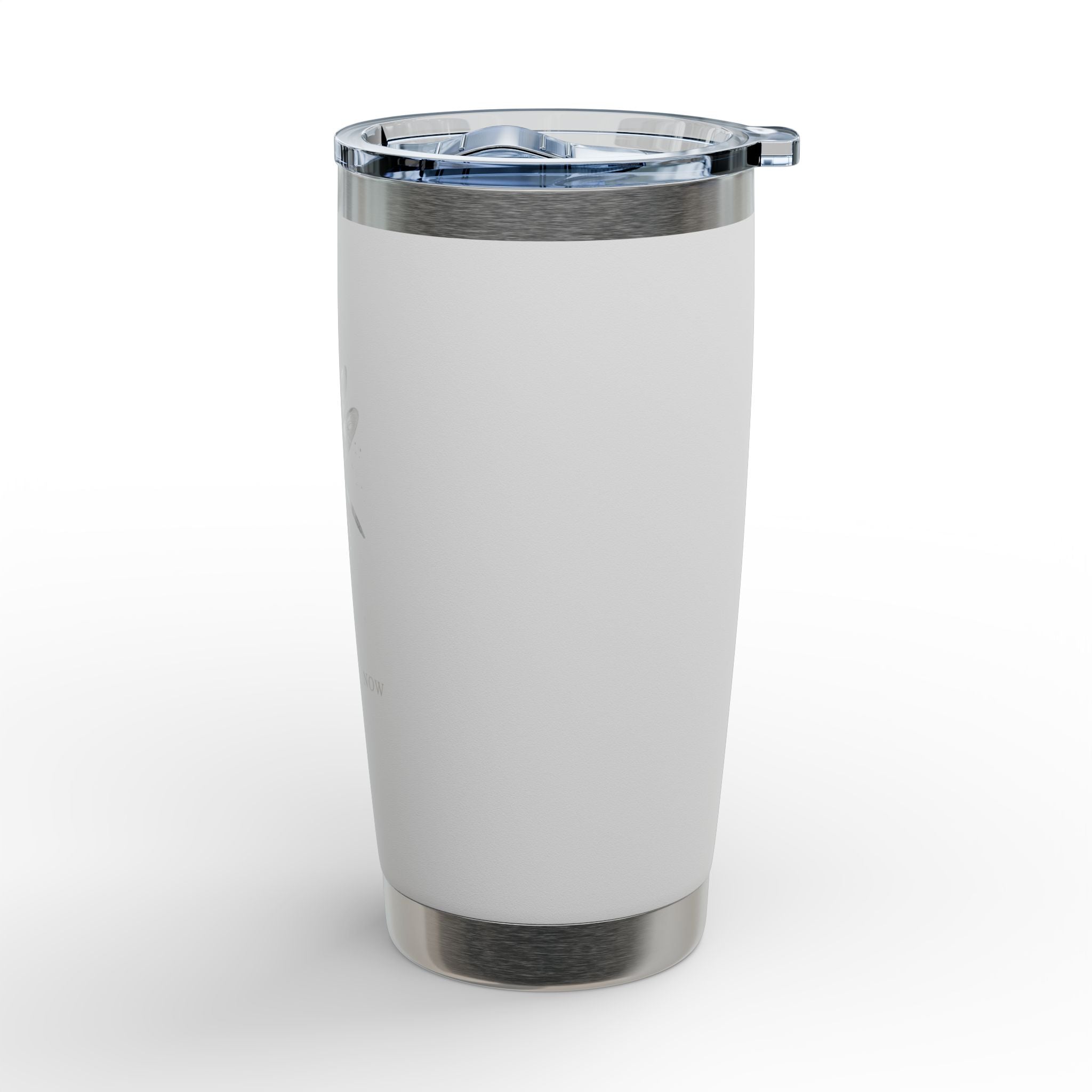 Engraved Dragonfly Tumbler — "Be Still and Know" 20oz Travel Cup