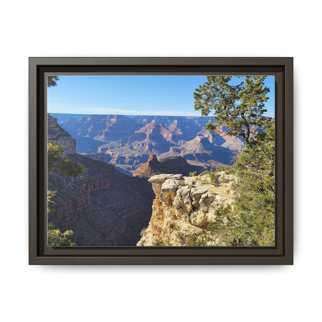 Grand Canyon Panorama Matte Canvas Print (Framed)