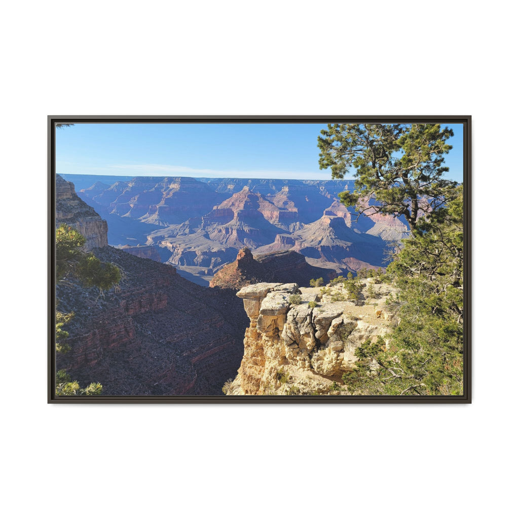 Grand Canyon Panorama Matte Canvas Print (Framed)