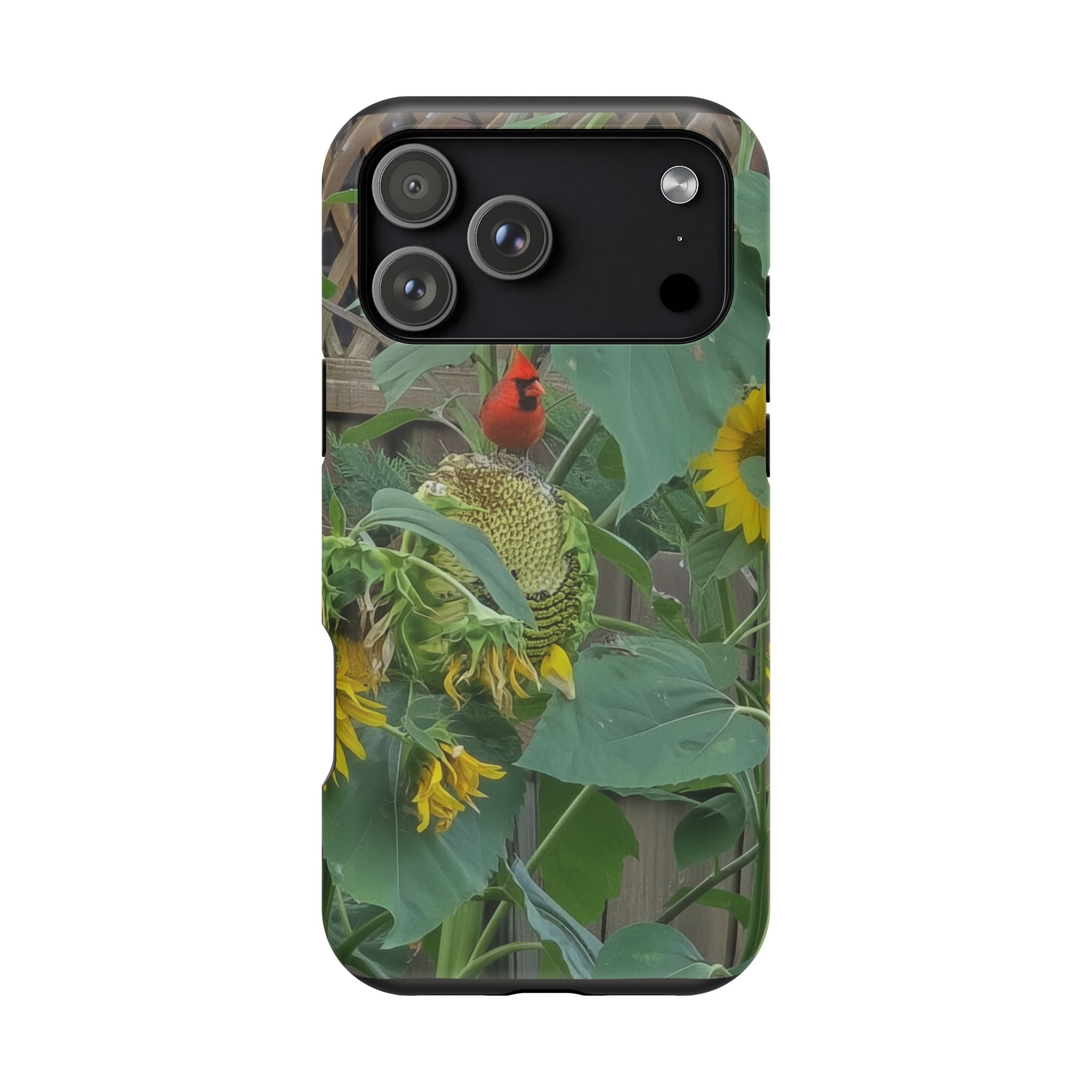 Sunflower Garden Magnetic Impact Phone Case — Protective Floral iPhone Cover