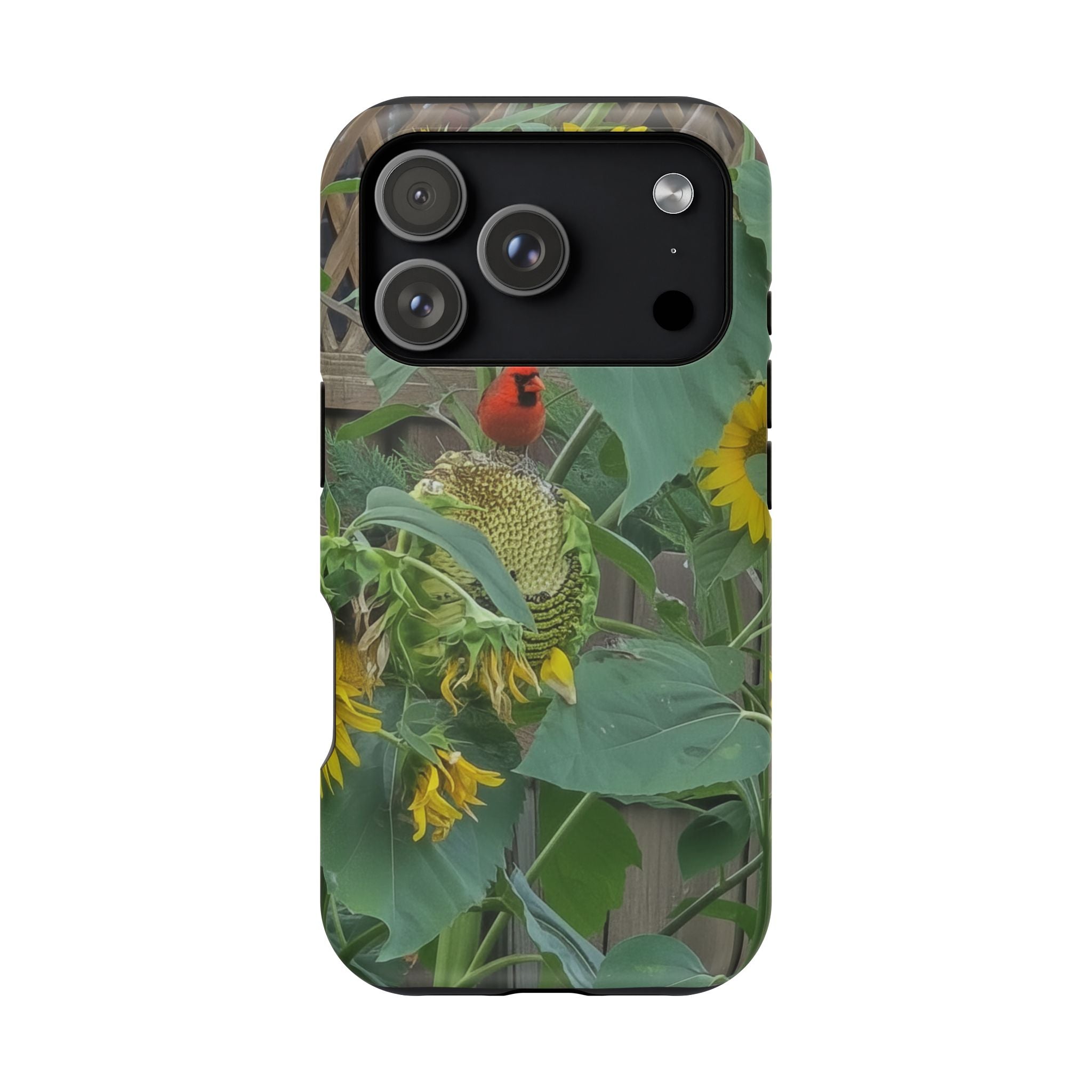 Sunflower Garden Magnetic Impact Phone Case — Protective Floral iPhone Cover