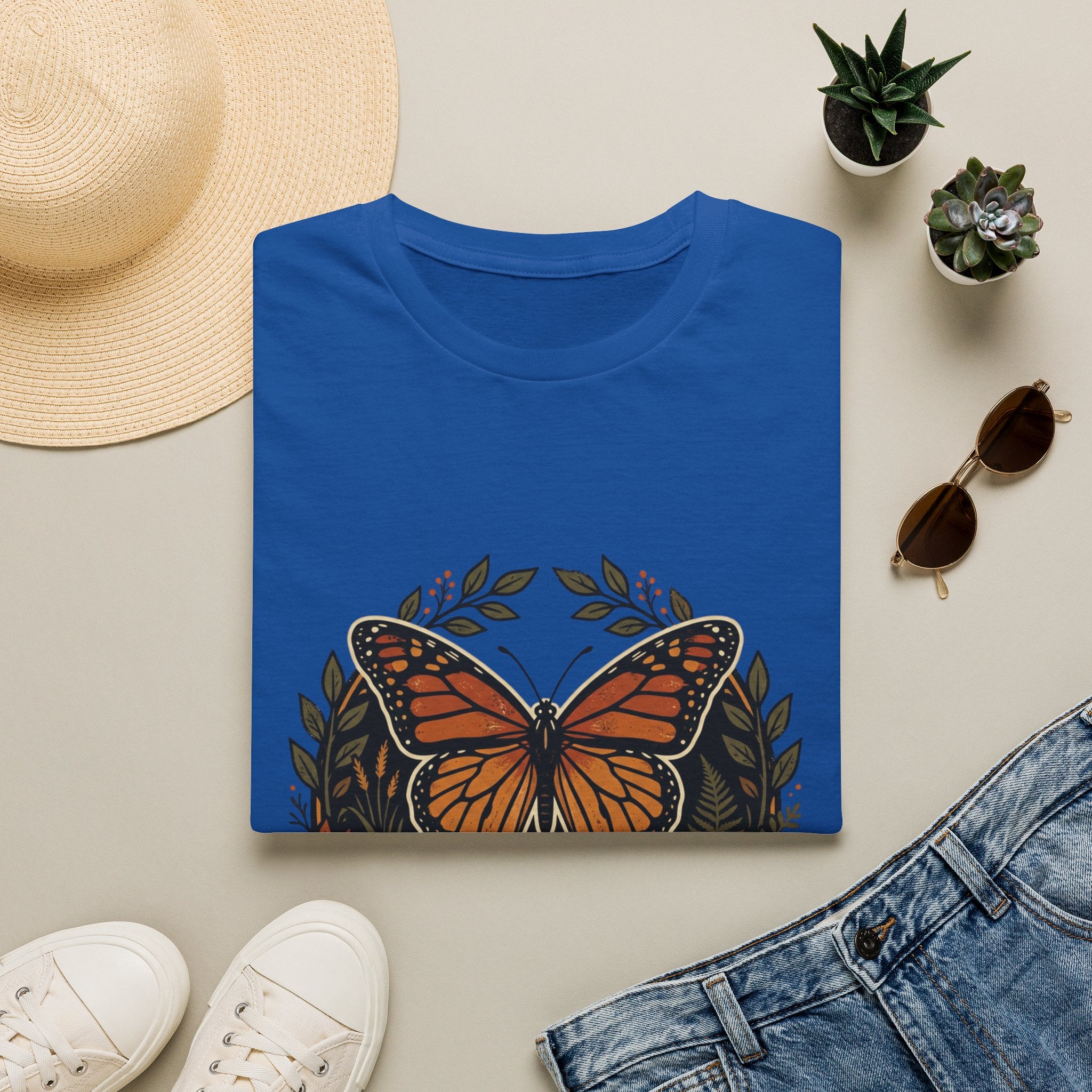 Monarch Butterfly '615 Roots' Graphic T-Shirt