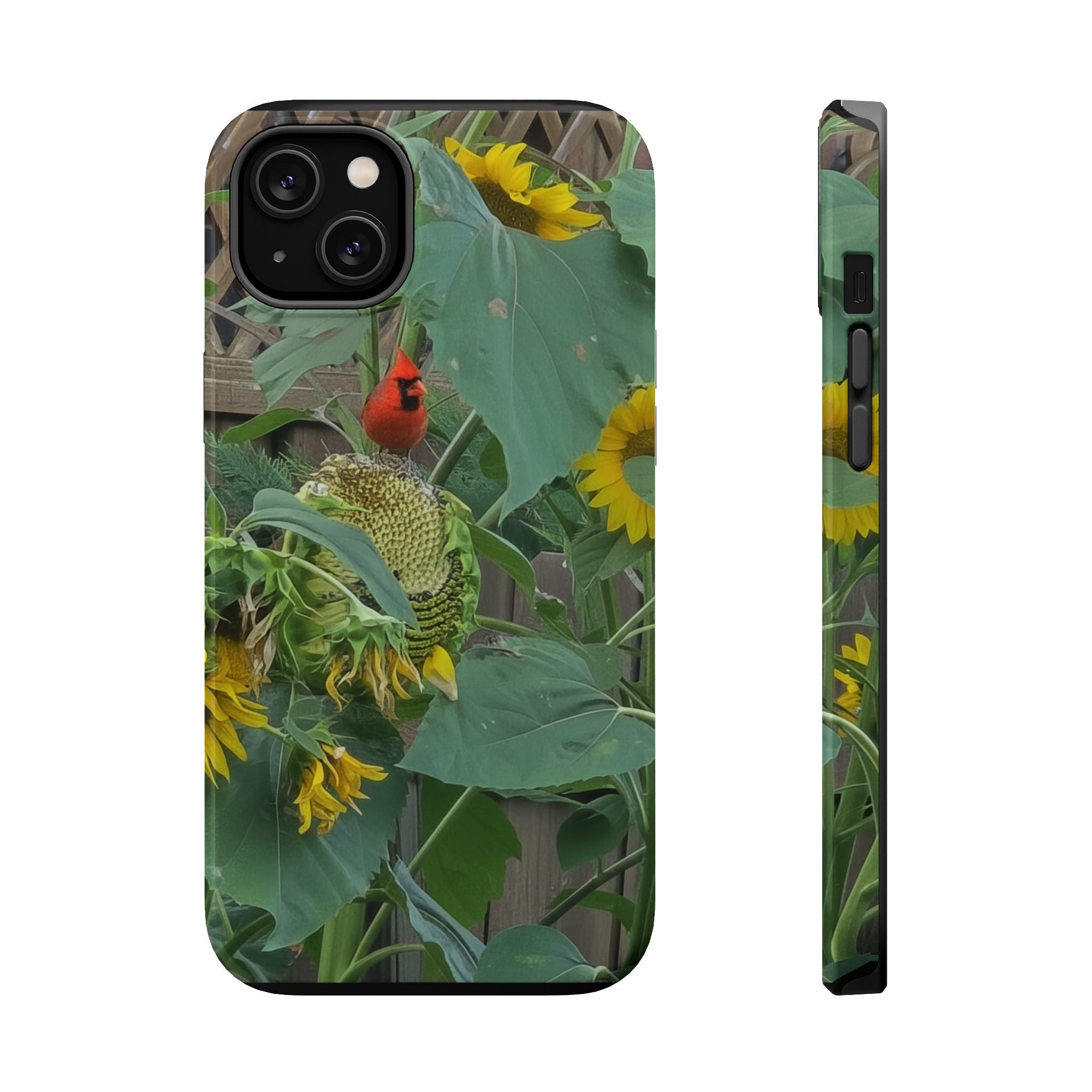Sunflower Garden Magnetic Impact Phone Case — Protective Floral iPhone Cover