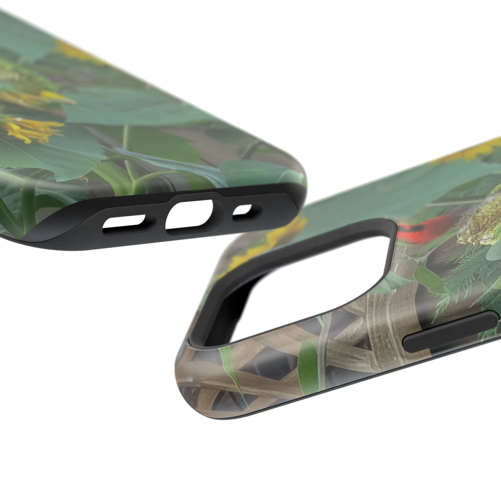 Sunflower Garden Magnetic Impact Phone Case — Protective Floral iPhone Cover