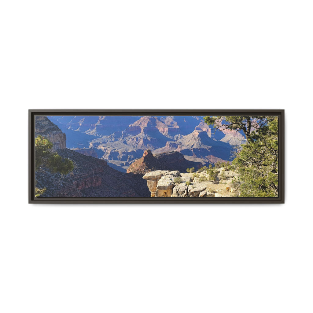 Grand Canyon Panorama Matte Canvas Print (Framed)