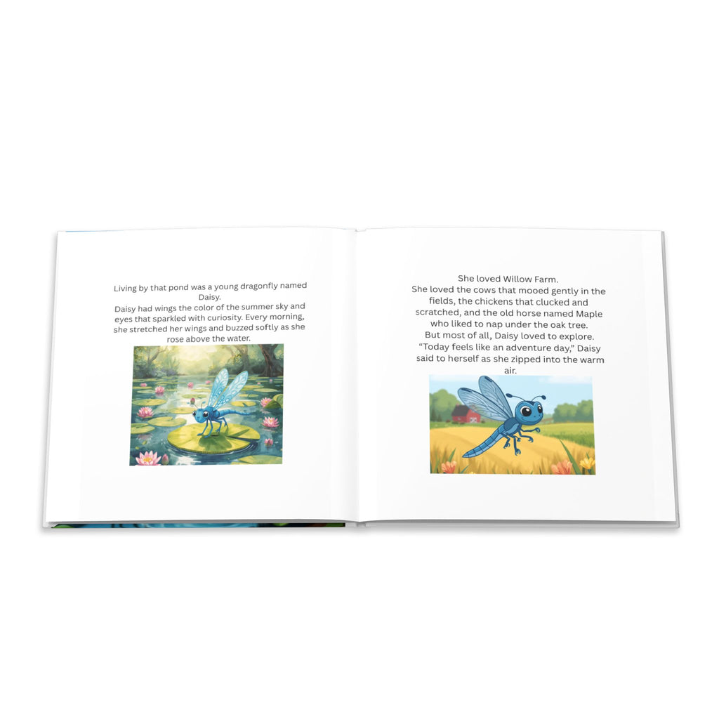 Hardcover Book — "Daisy the Dragonfly: The Secret of Willow Farm" Children's Storybook
