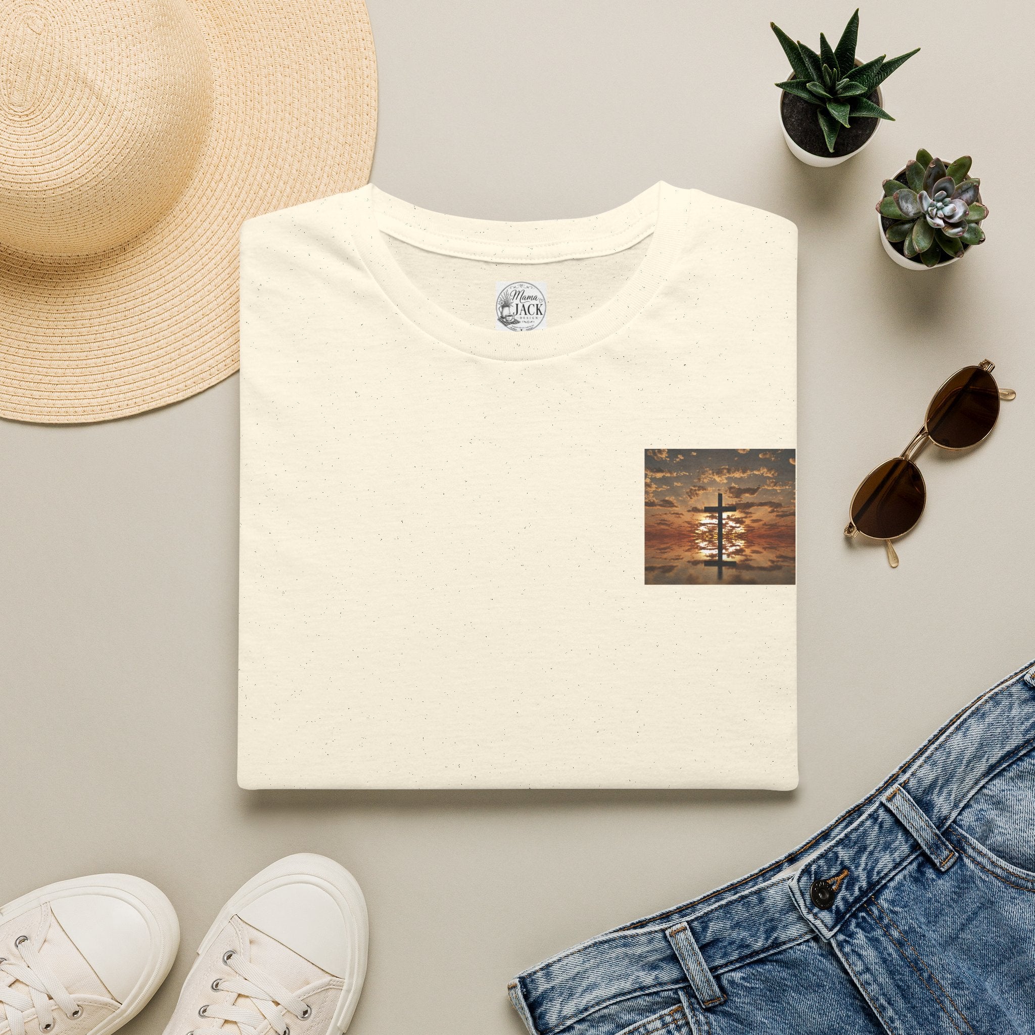 Not as Close to God Funny Faith Pocket T-Shirt