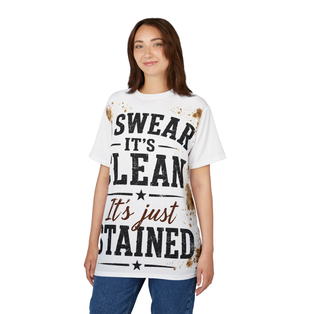 I Swear It's Clean Stained Tee