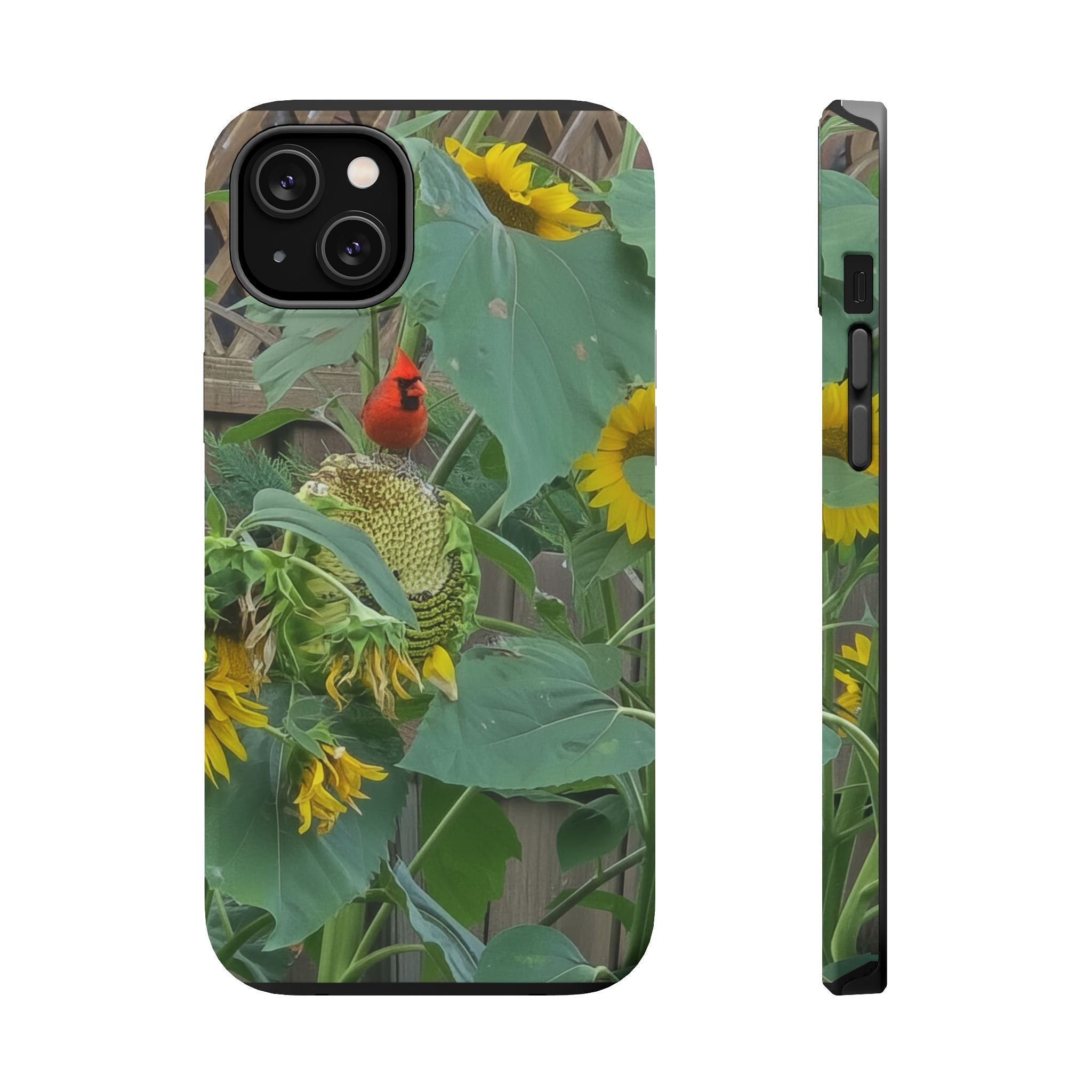 Sunflower Garden Magnetic Impact Phone Case — Protective Floral iPhone Cover