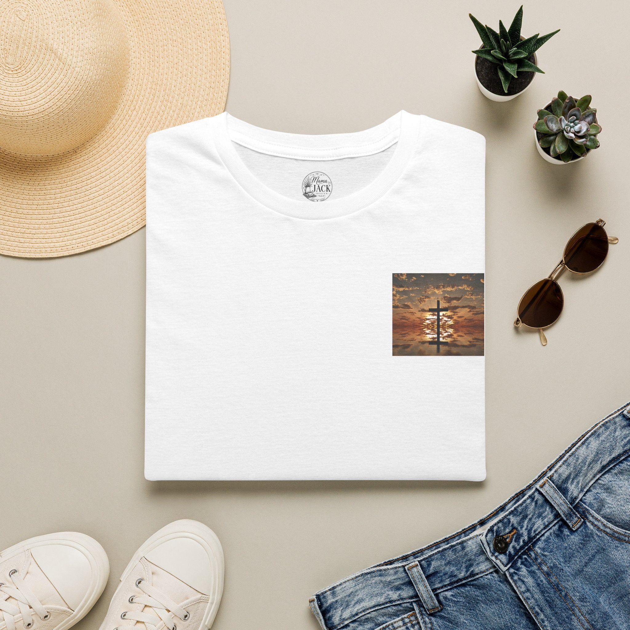 Not as Close to God Funny Faith Pocket T-Shirt