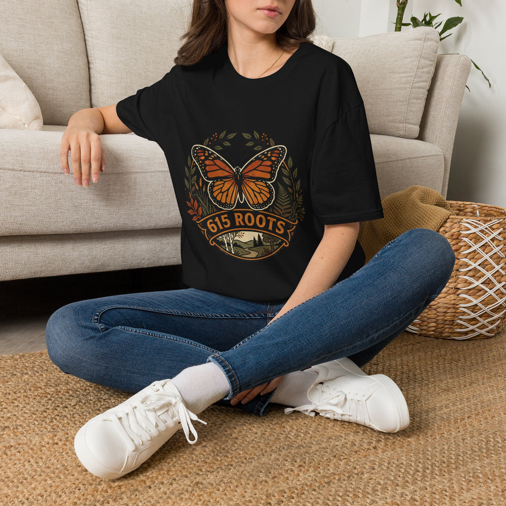 Monarch Butterfly '615 Roots' Graphic T-Shirt