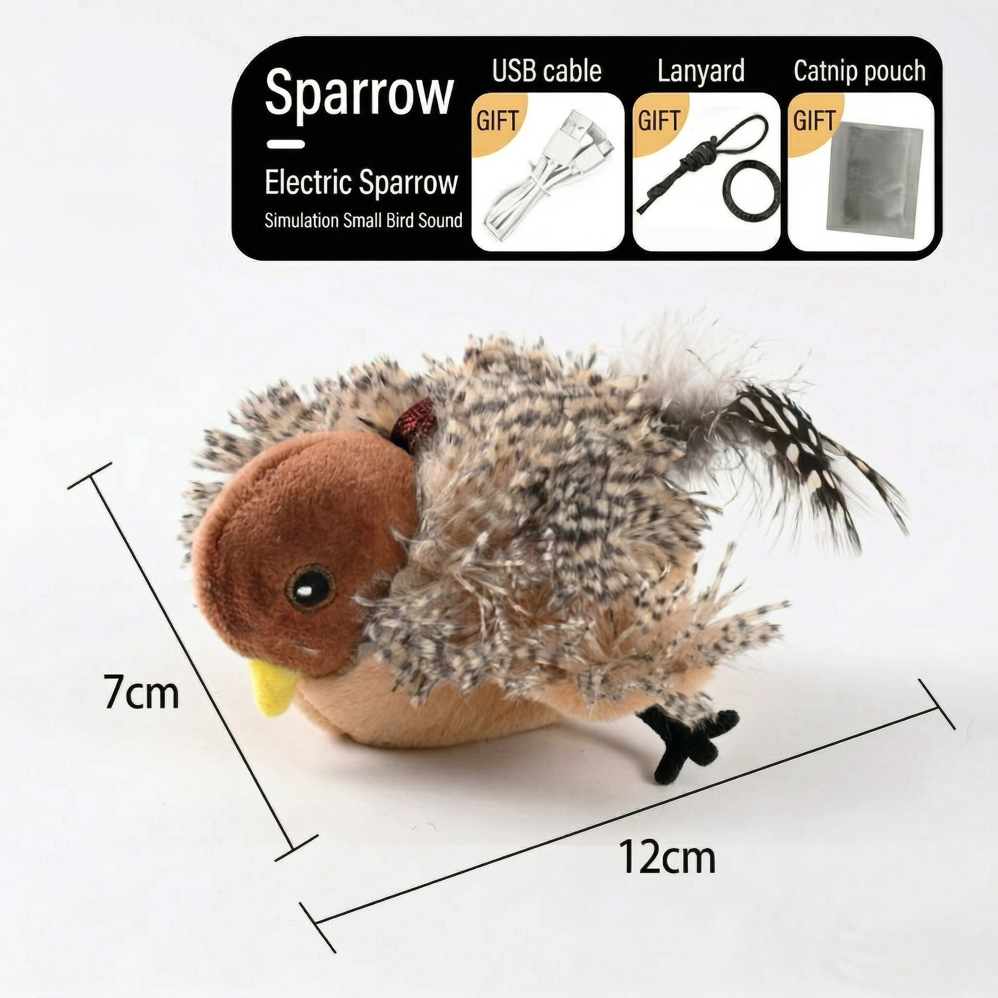 Flapping Bird Interactive Cat Toy