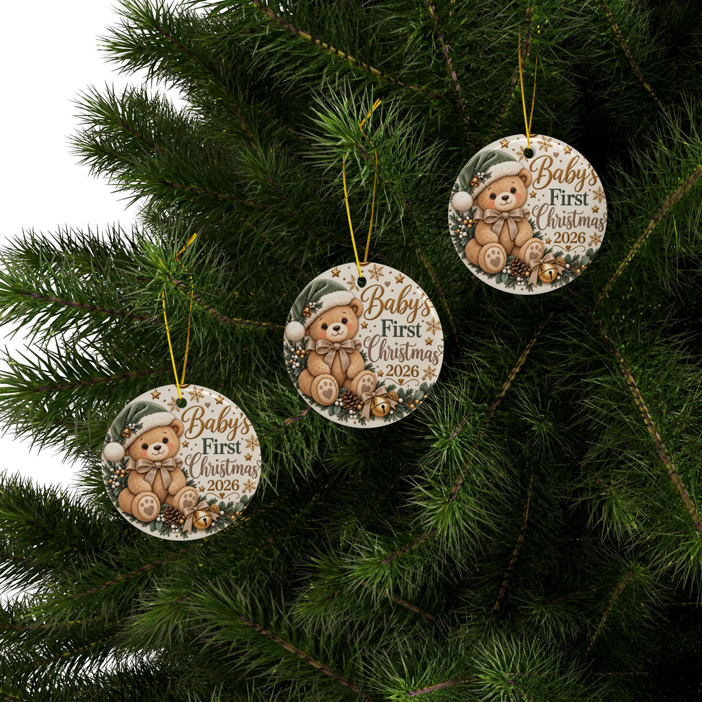 Baby's First Christmas 2026 Ceramic Ornament