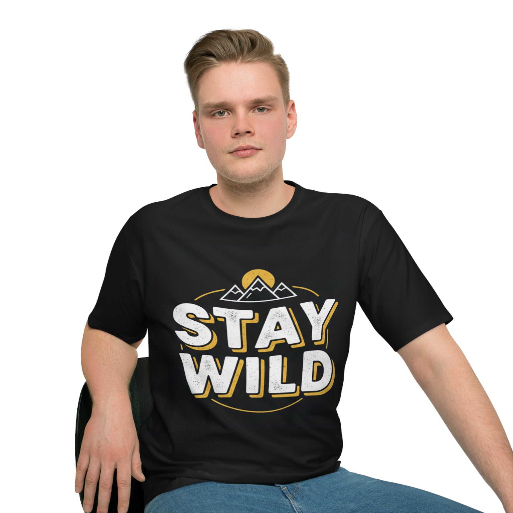 Stay Wild Graphic T-Shirt — Adventure Mountain Tee