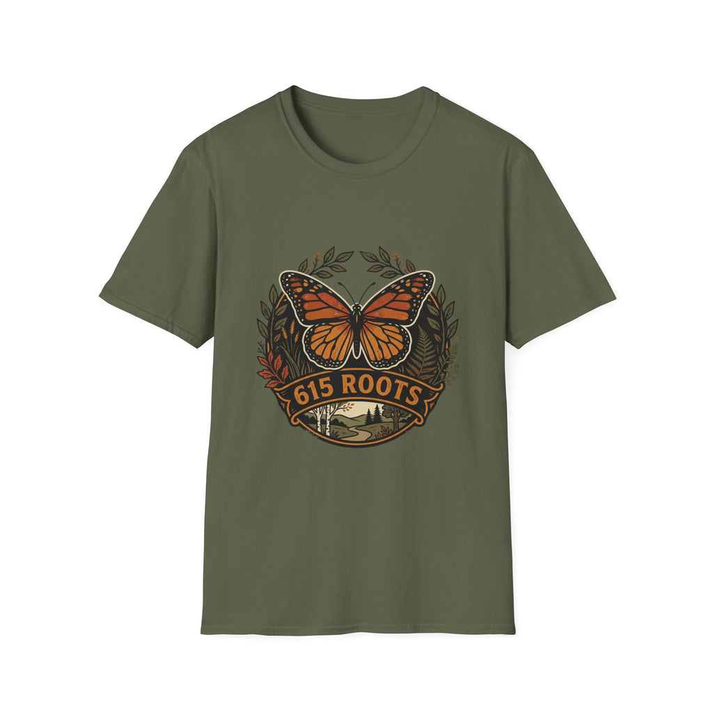 Monarch Butterfly '615 Roots' Graphic T-Shirt