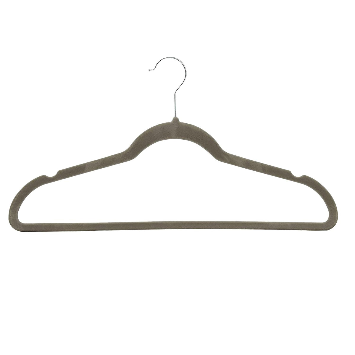 Amazon Basics Slim Velvet Non-Slip Space Saving Suit Clothes Hangers, Closet Organizer, Black, 50-Pack