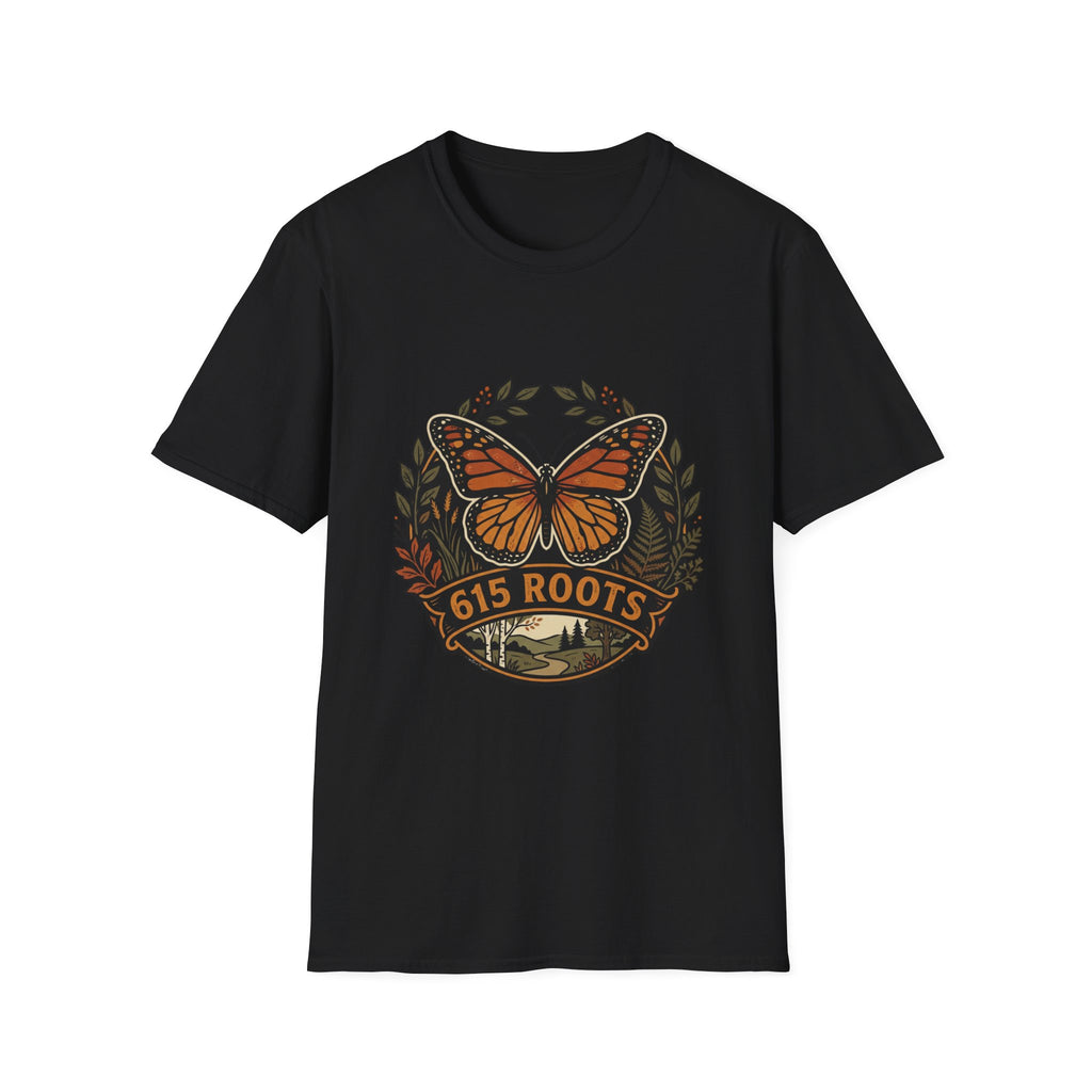 Monarch Butterfly '615 Roots' Graphic T-Shirt