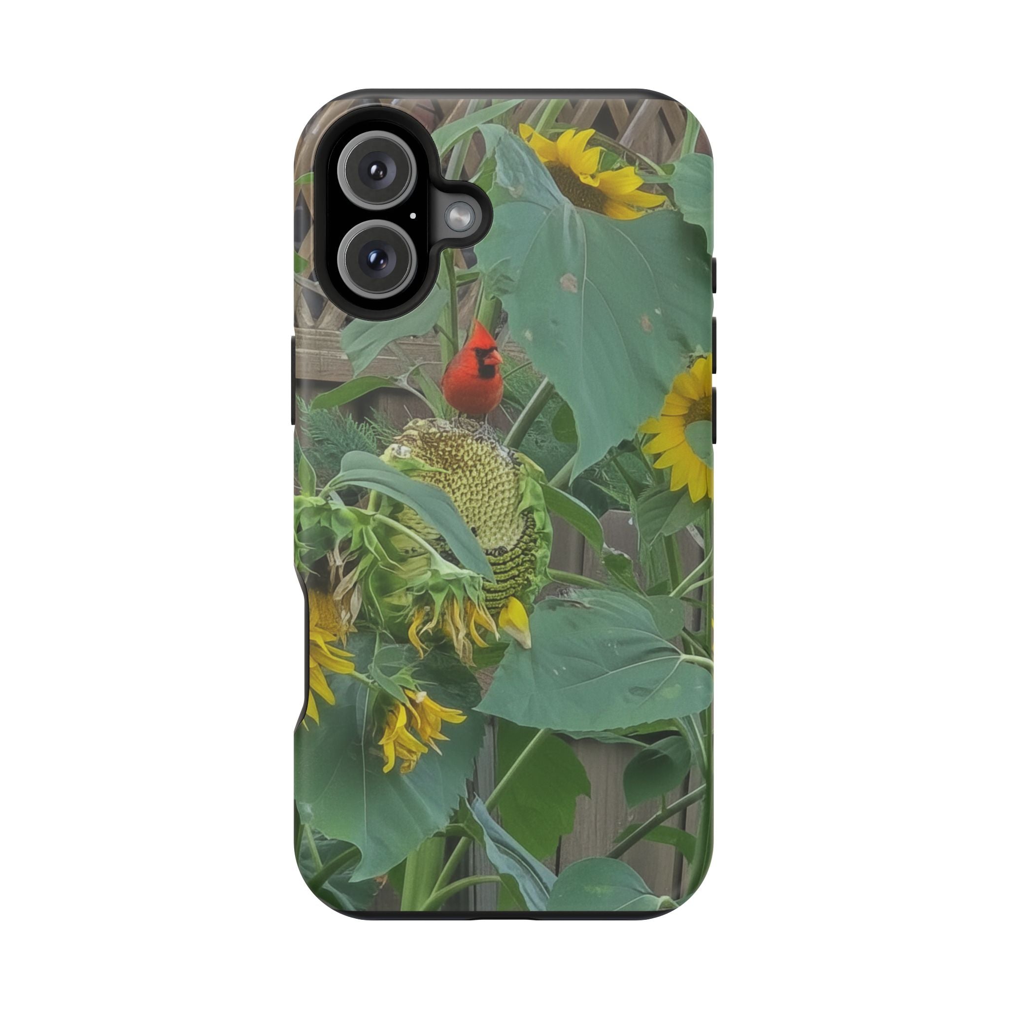 Sunflower Garden Magnetic Impact Phone Case — Protective Floral iPhone Cover