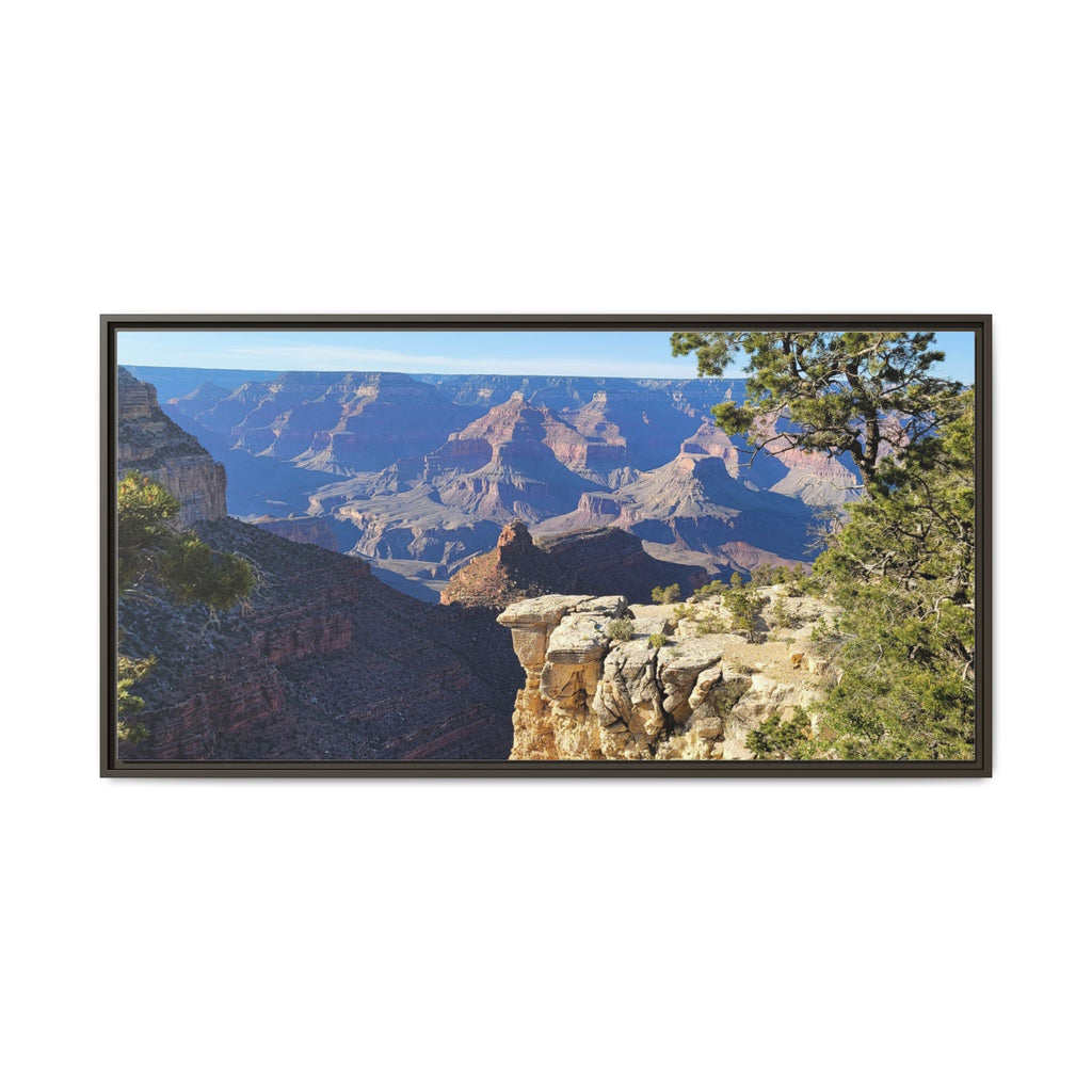 Grand Canyon Panorama Matte Canvas Print (Framed)
