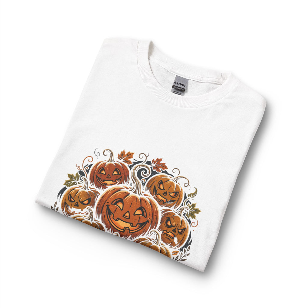 Halloween Pumpkin Jack-o'-Lanterns Long Sleeve Tee — Fall Haunted Harvest Shirt