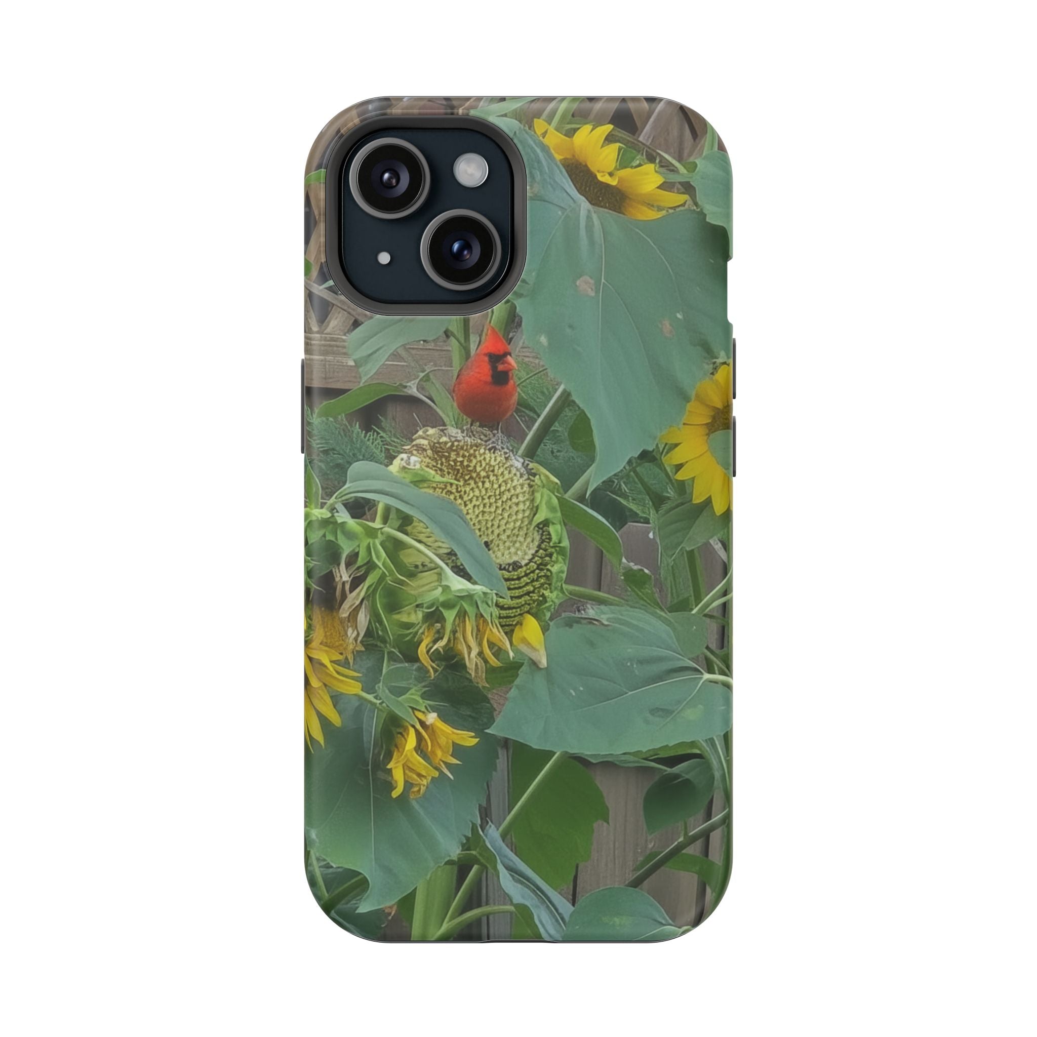 Sunflower Garden Magnetic Impact Phone Case — Protective Floral iPhone Cover
