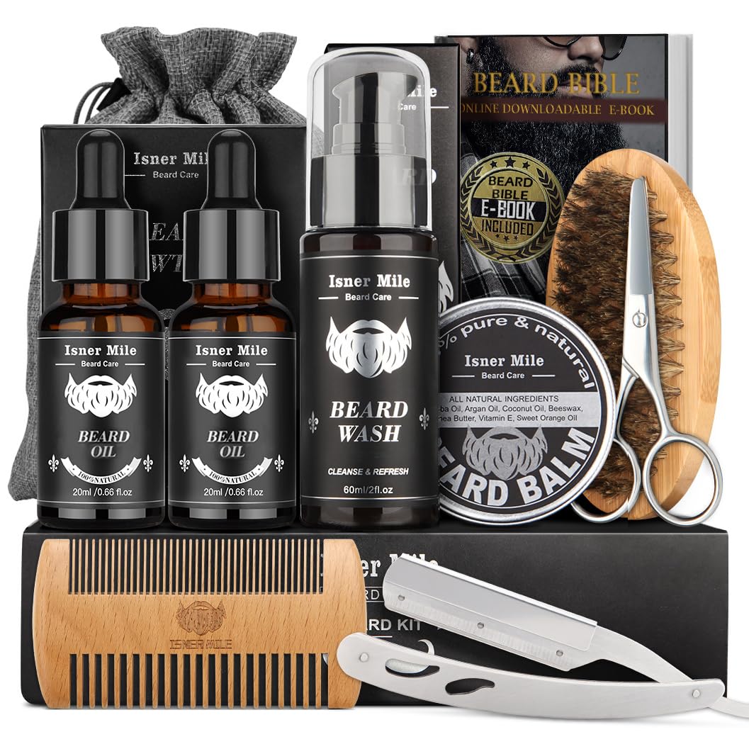 Beard Kit Birthday Gifts for Men Grooming & Care Christmas Stocking Stuffer