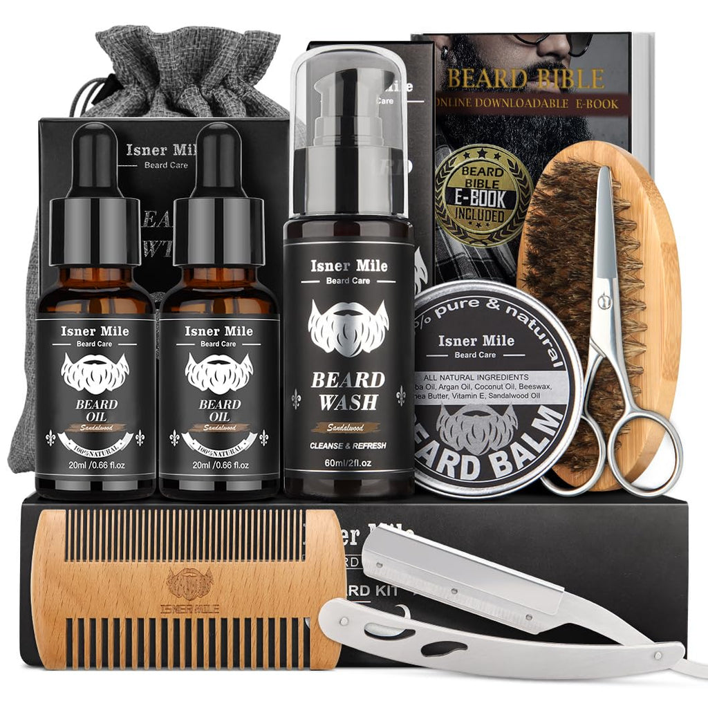 Beard Kit Birthday Gifts for Men Grooming & Care Christmas Stocking Stuffer
