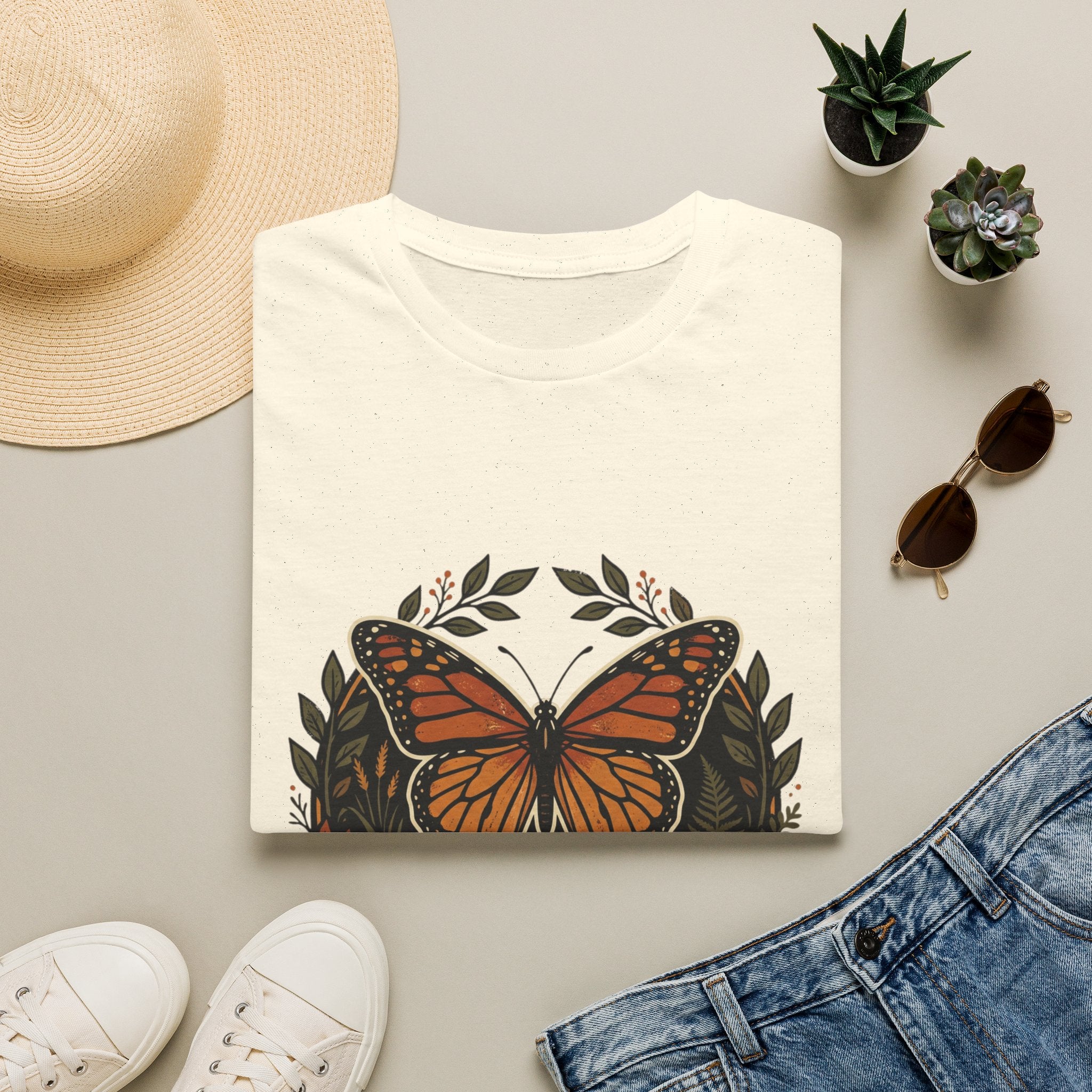 Monarch Butterfly '615 Roots' Graphic T-Shirt