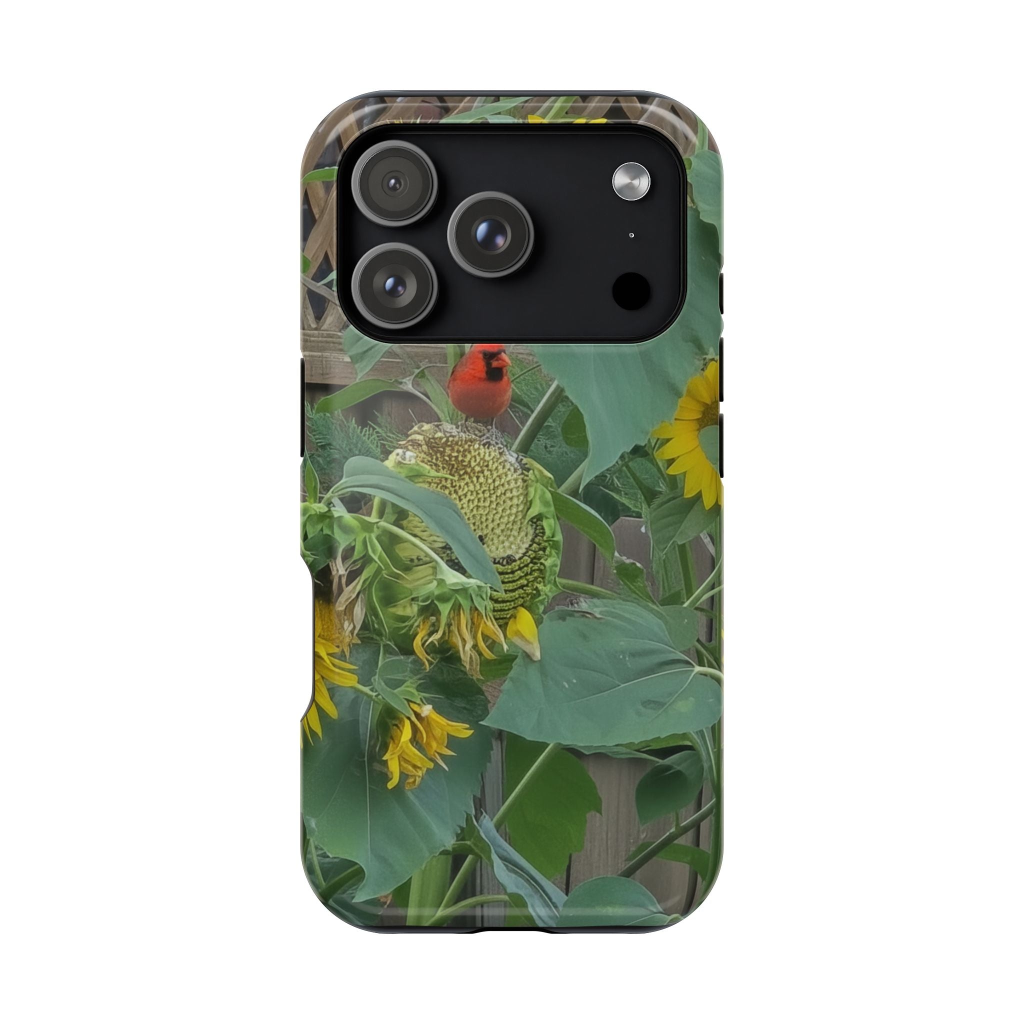 Sunflower Garden Magnetic Impact Phone Case — Protective Floral iPhone Cover
