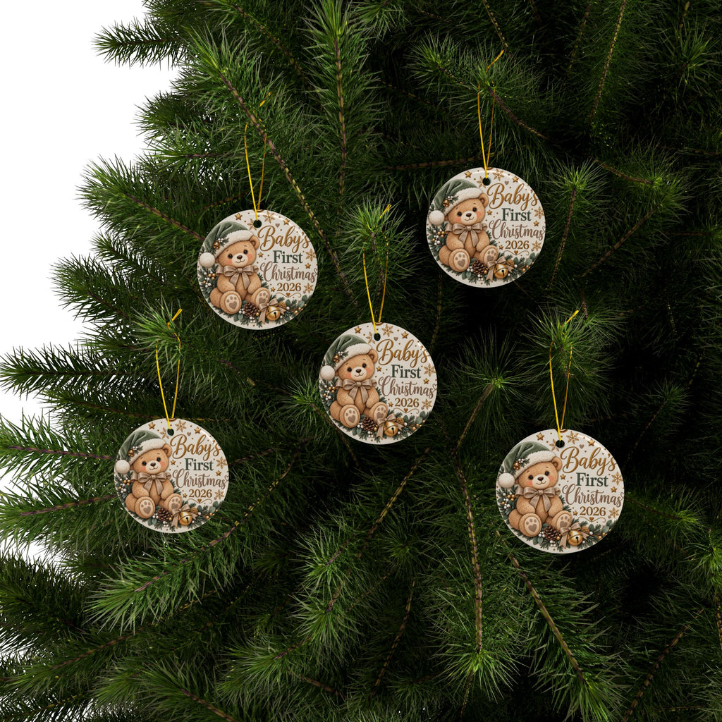 Baby's First Christmas 2026 Ceramic Ornament