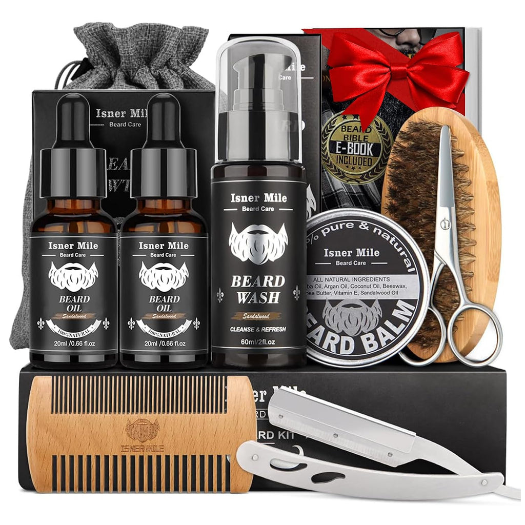 Beard Kit Birthday Gifts for Men Grooming & Care Christmas Stocking Stuffer