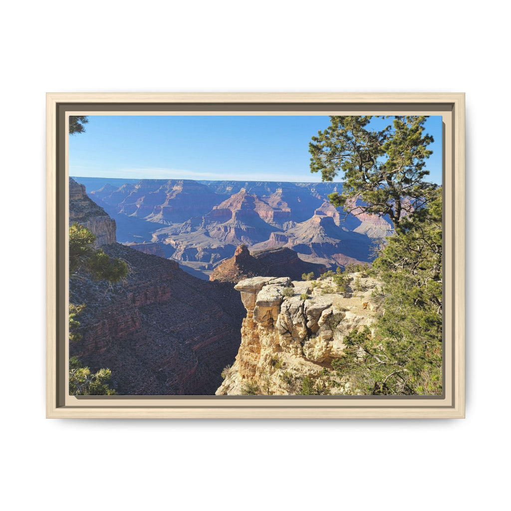 Grand Canyon Panorama Matte Canvas Print (Framed)