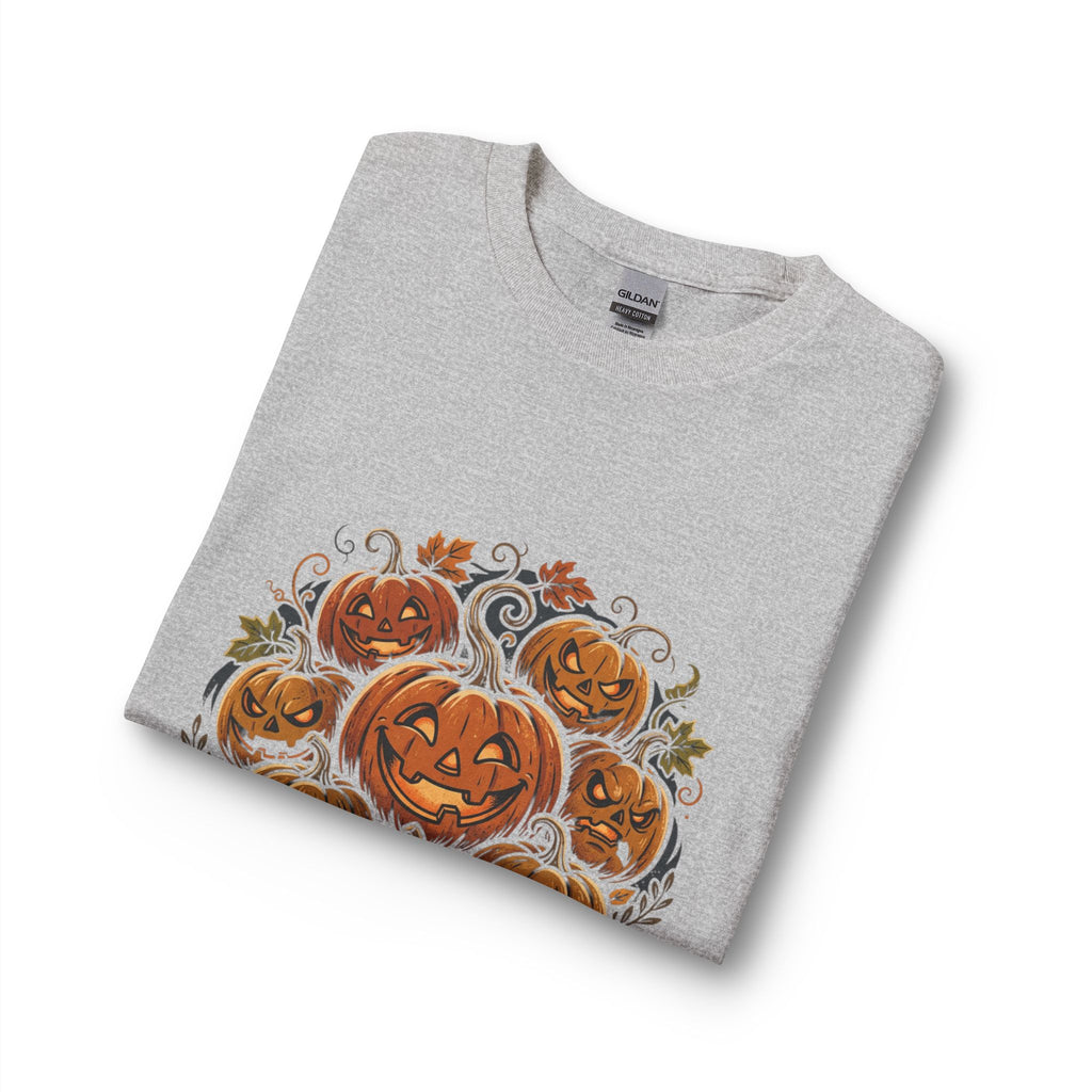 Halloween Pumpkin Jack-o'-Lanterns Long Sleeve Tee — Fall Haunted Harvest Shirt