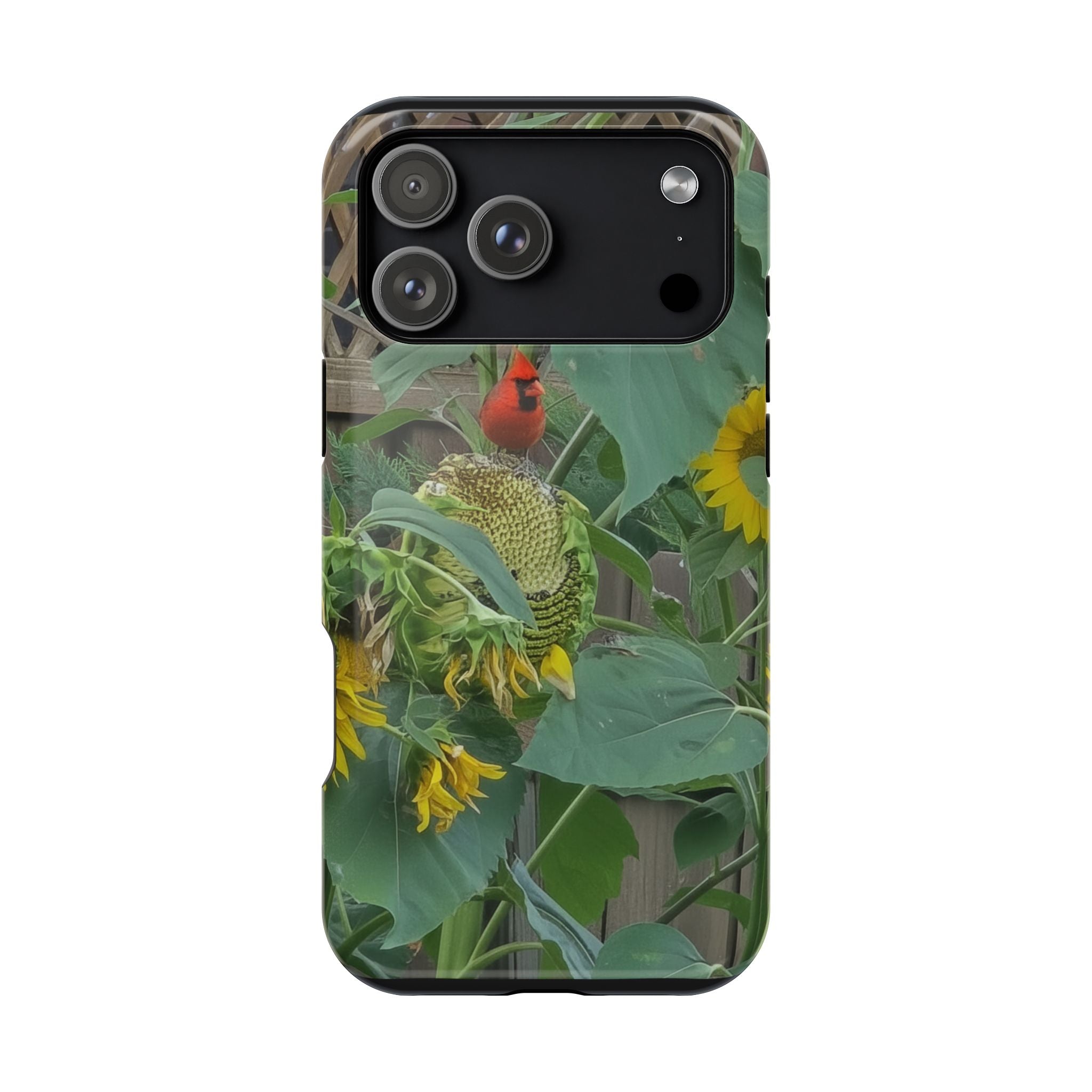 Sunflower Garden Magnetic Impact Phone Case — Protective Floral iPhone Cover