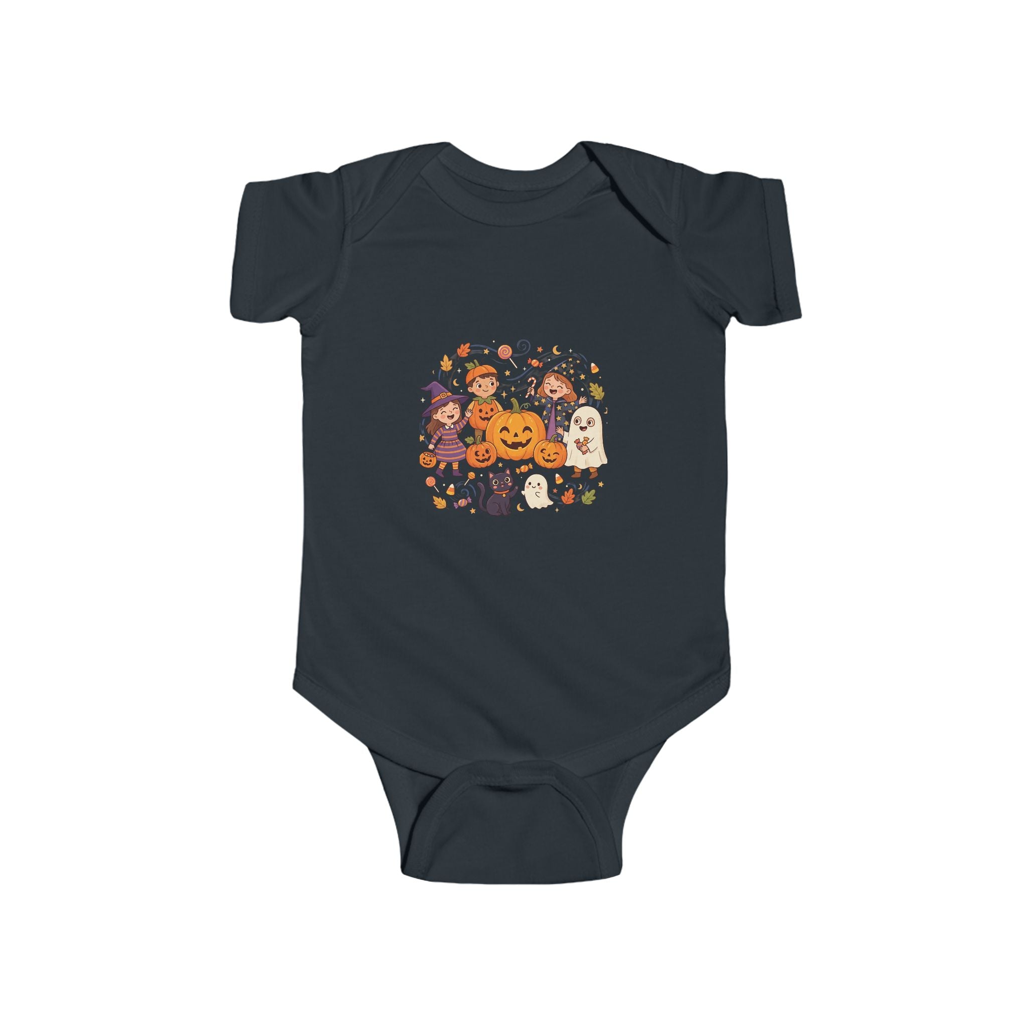 Cute Halloween Baby Bodysuit — Pumpkin Patch Costume Graphic