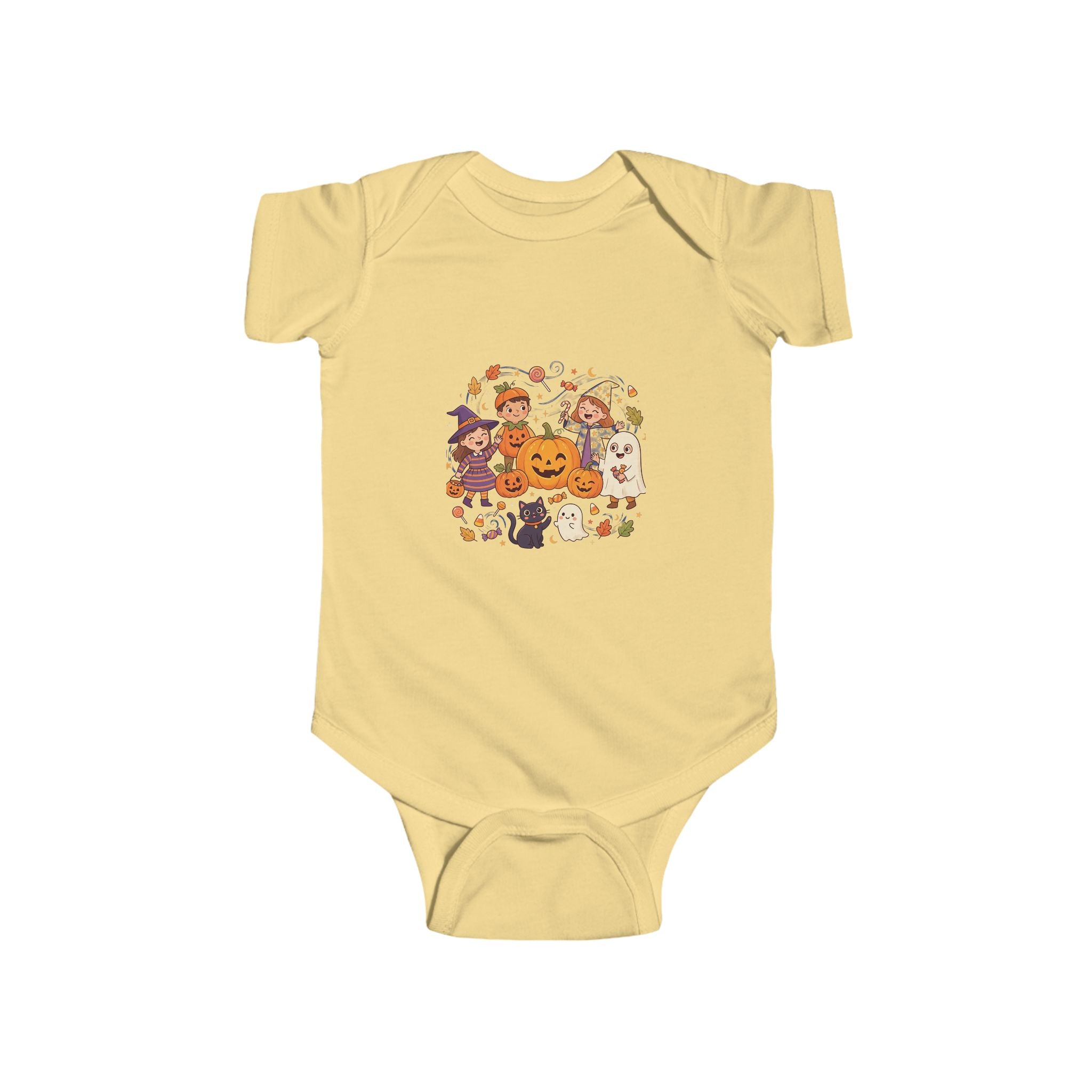Cute Halloween Baby Bodysuit — Pumpkin Patch Costume Graphic