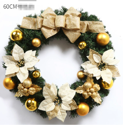 60cm Christmas Wreath for Holiday Decor and Display