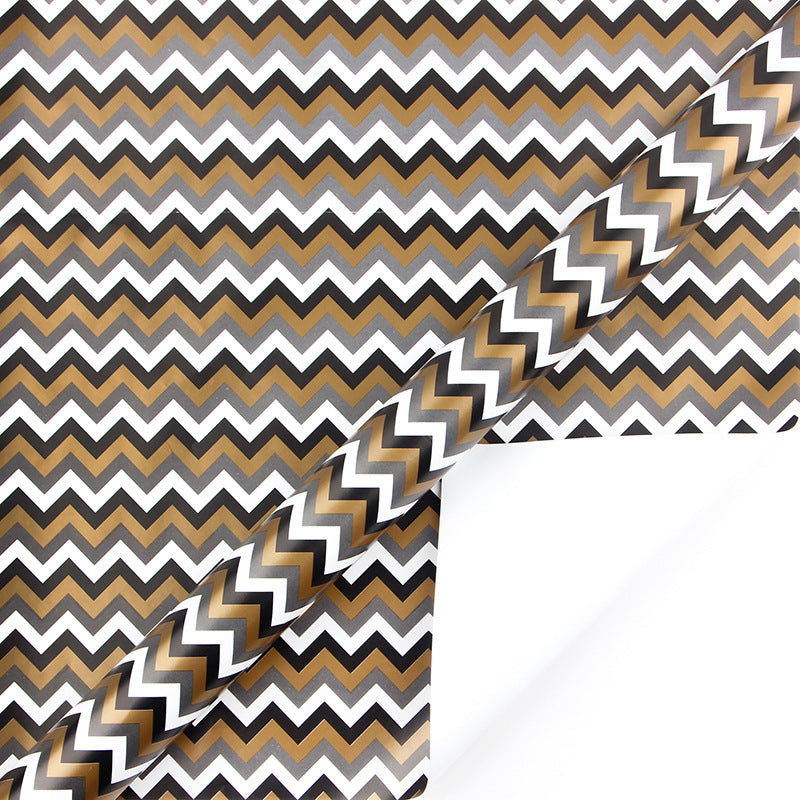 Minimalist Bronze Gold Polka Dot Gift Wrapping Paper